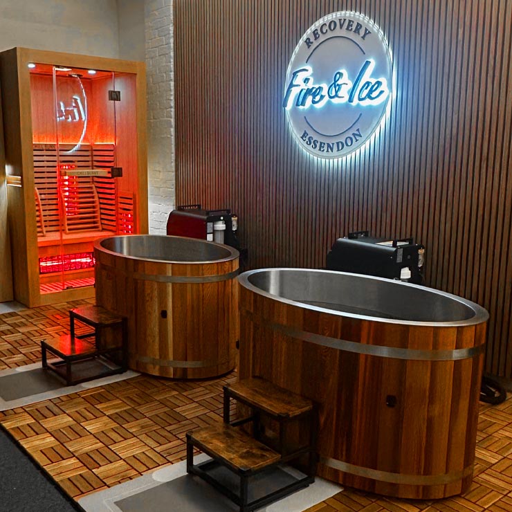 Ice baths at Hammer House Essendon for cold therapy and athletic recovery
